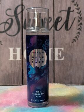 Bath & Body Works Moonlight Path Fine Fragrance Mist - Deep Blue and Purple
